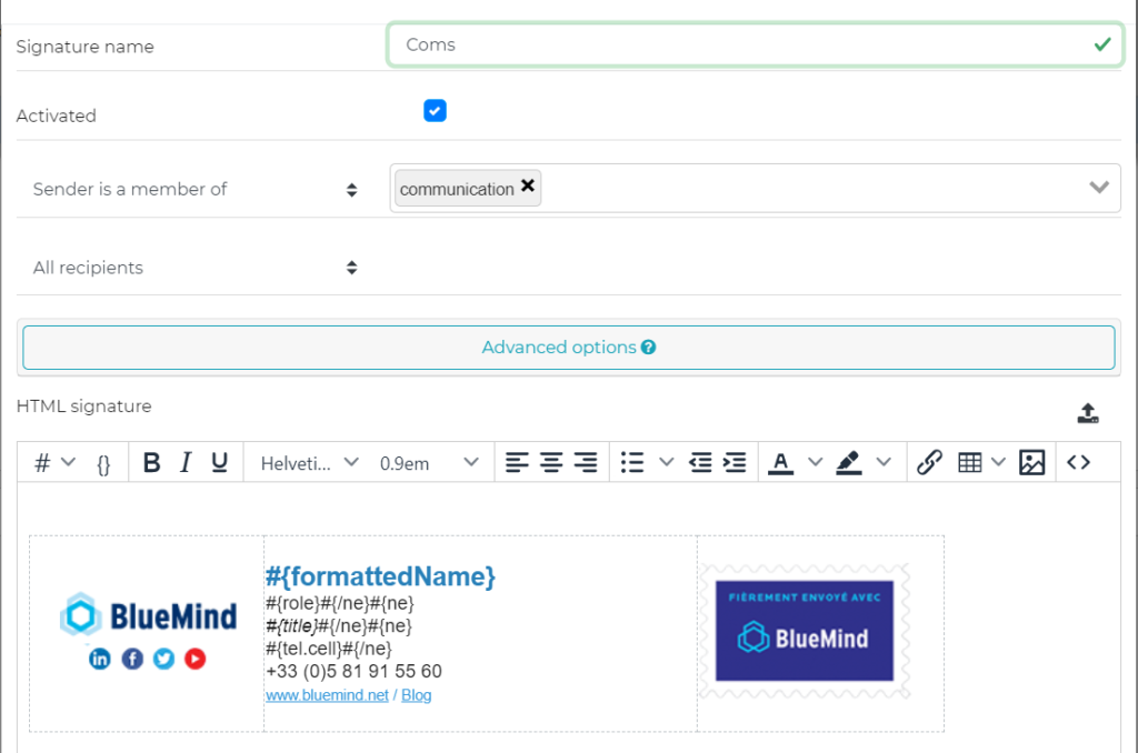 Signature management tool