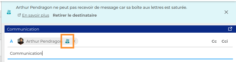 BlueMind messagerie collaborative alerte