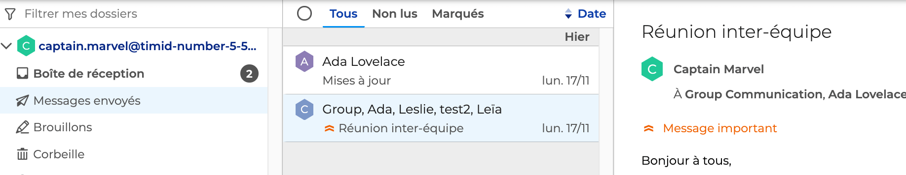 BlueMind messagerie collaborative priorités