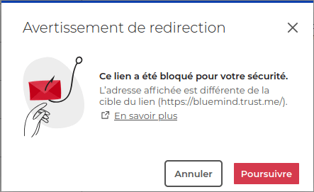 BlueMind alerte messagerie